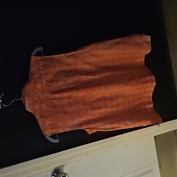 Gap sleeveless button down, geometric print top - Picture 3 of 5